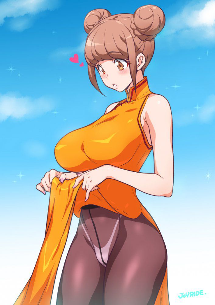 チャイナドレスの二次元エロ画像。