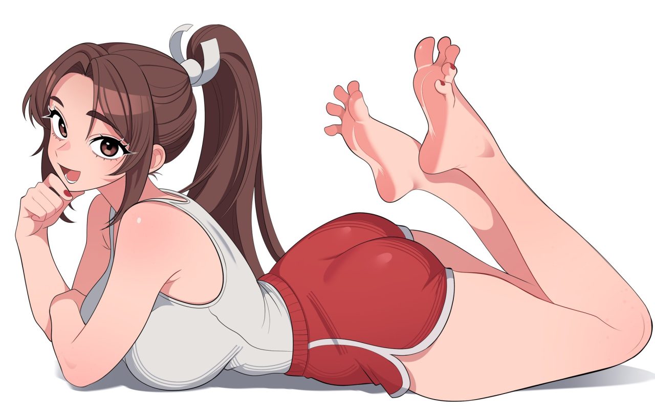 足フェチの二次エロ画像で！