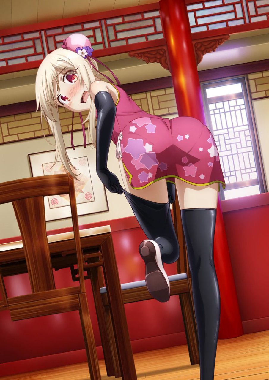 チャイナドレスの二次元エロ画像。