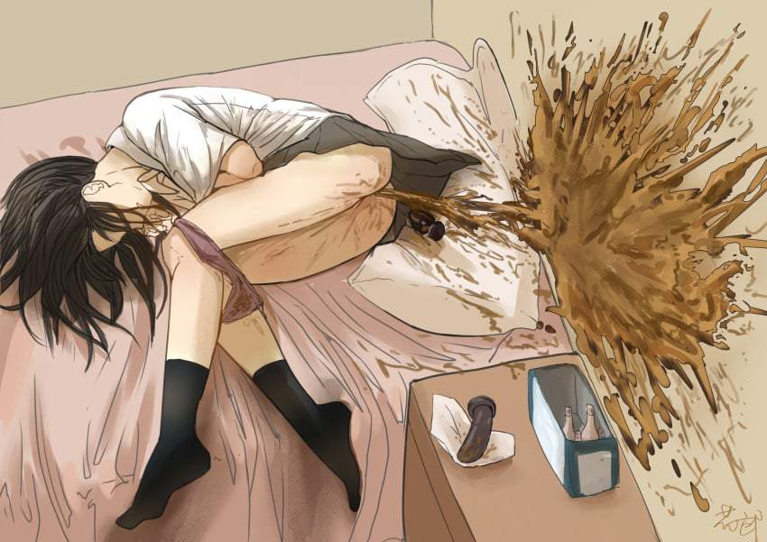 スカトロの虹エロ画像