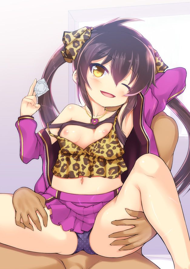 コンドームの萌えイラスト
