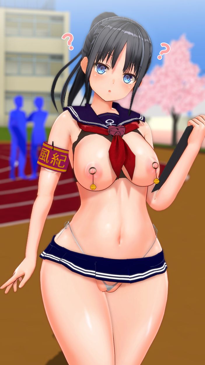 巨乳の二次元エロ画像。