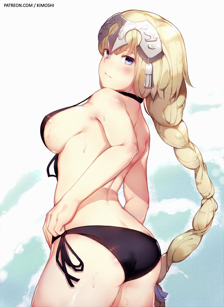 金髪の二次元エロ画像。
