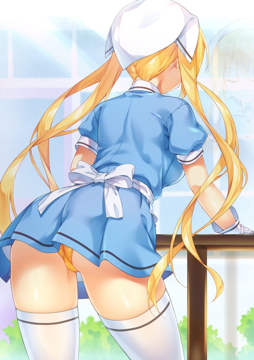 金髪の二次元エロ画像。