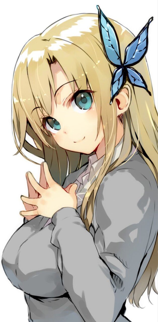 金髪の二次元エロ画像。