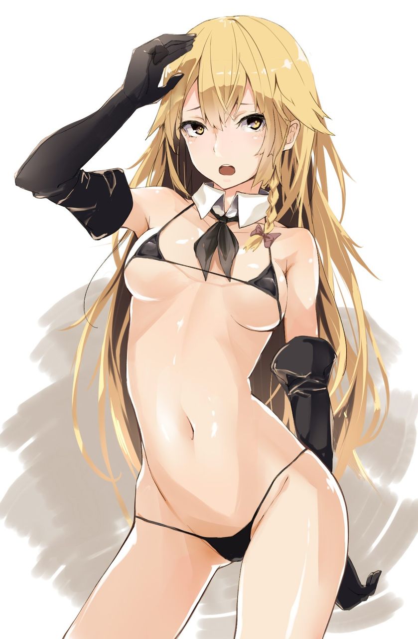 金髪の二次元エロ画像。