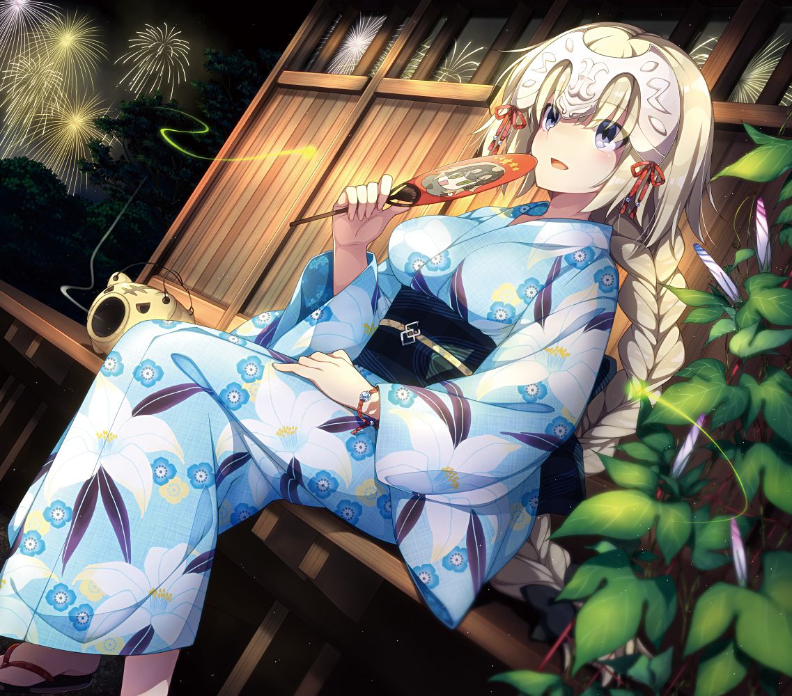 金髪の二次元エロ画像。
