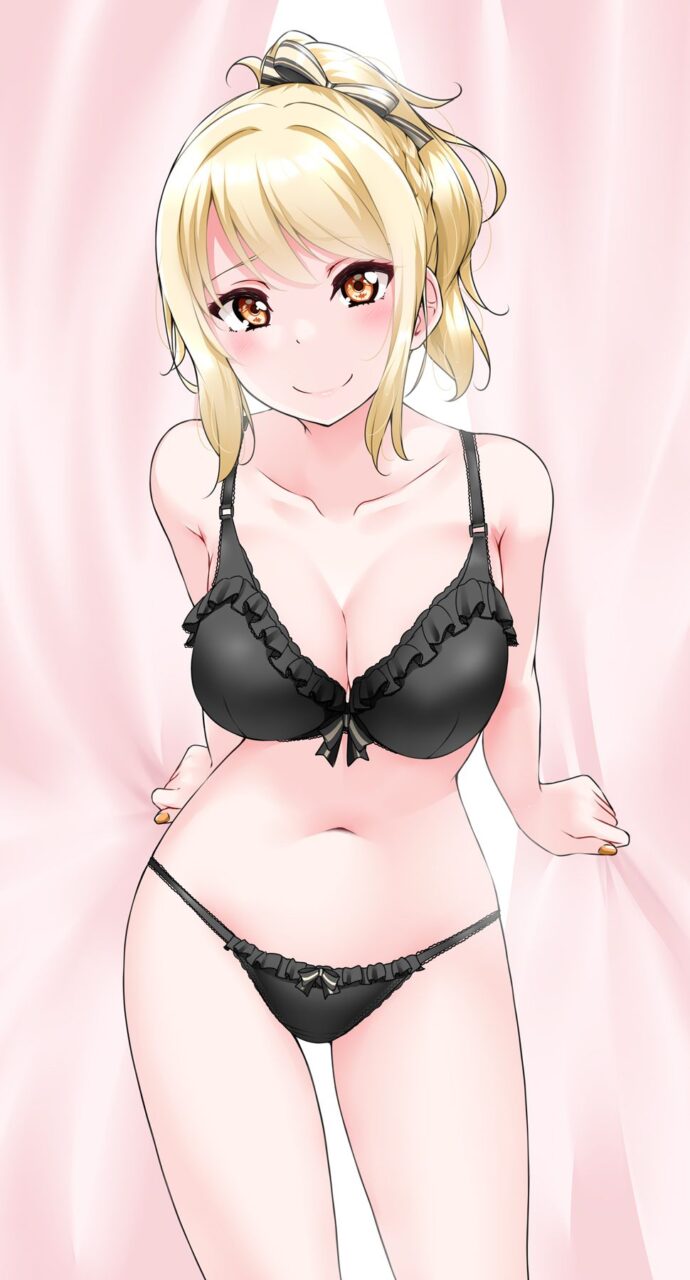 金髪の二次元エロ画像。