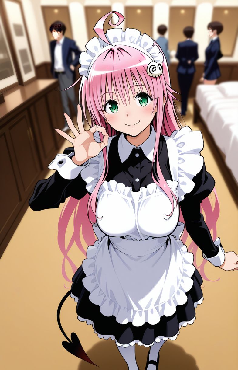 メイドの二次エロ画像を愛でる。