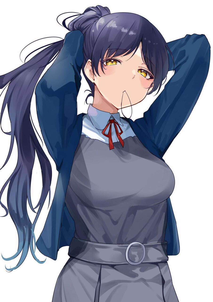 ポニーテールのエロ画像なんです！