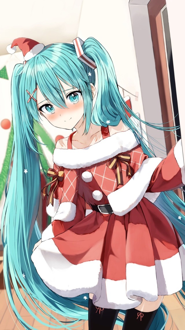 ボーカロイドの可愛い二次元画像。