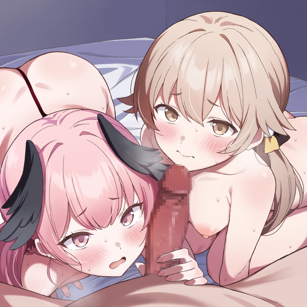 フェラチオの二次フェチ画像。