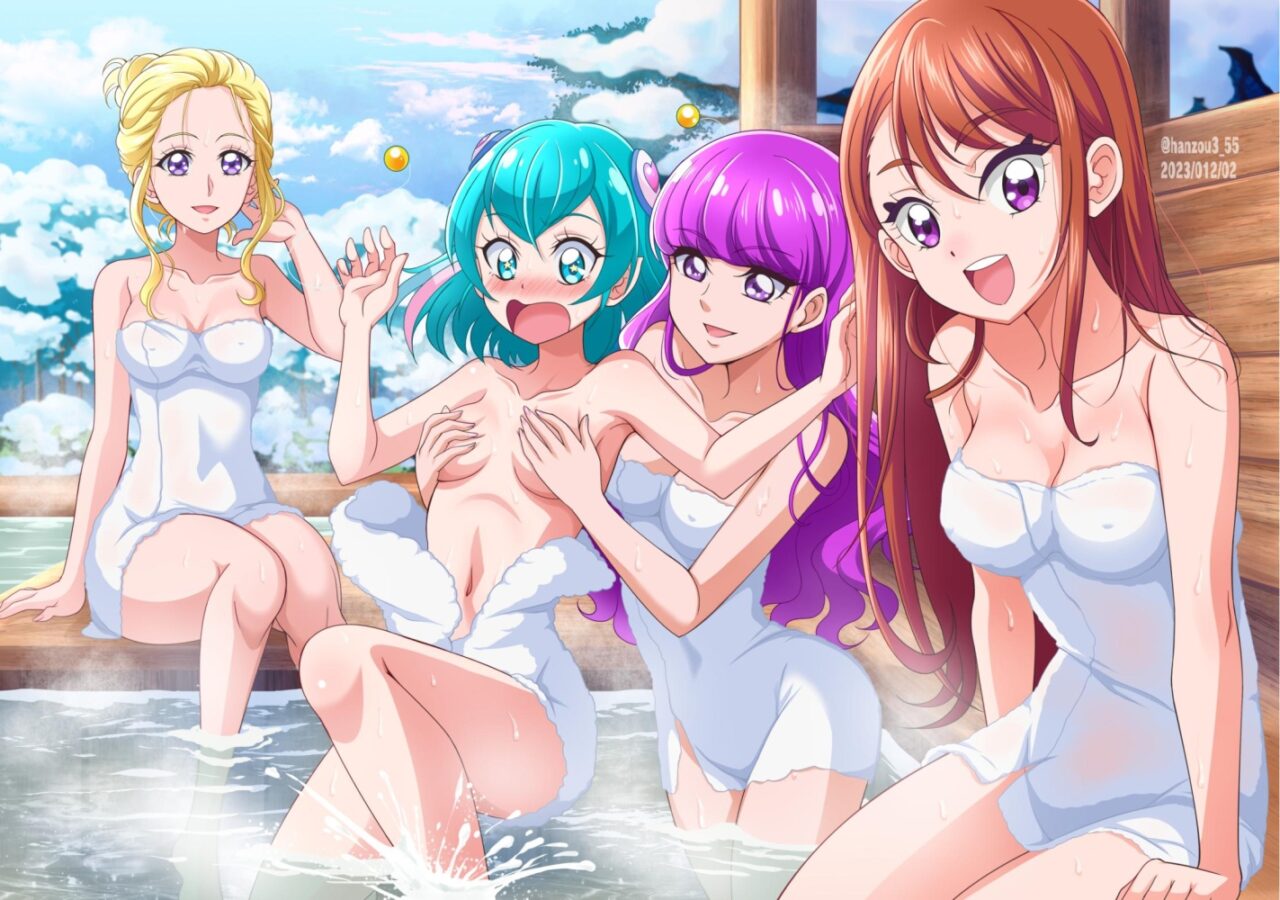 温泉のエッチな魅力が分かるエロ画像