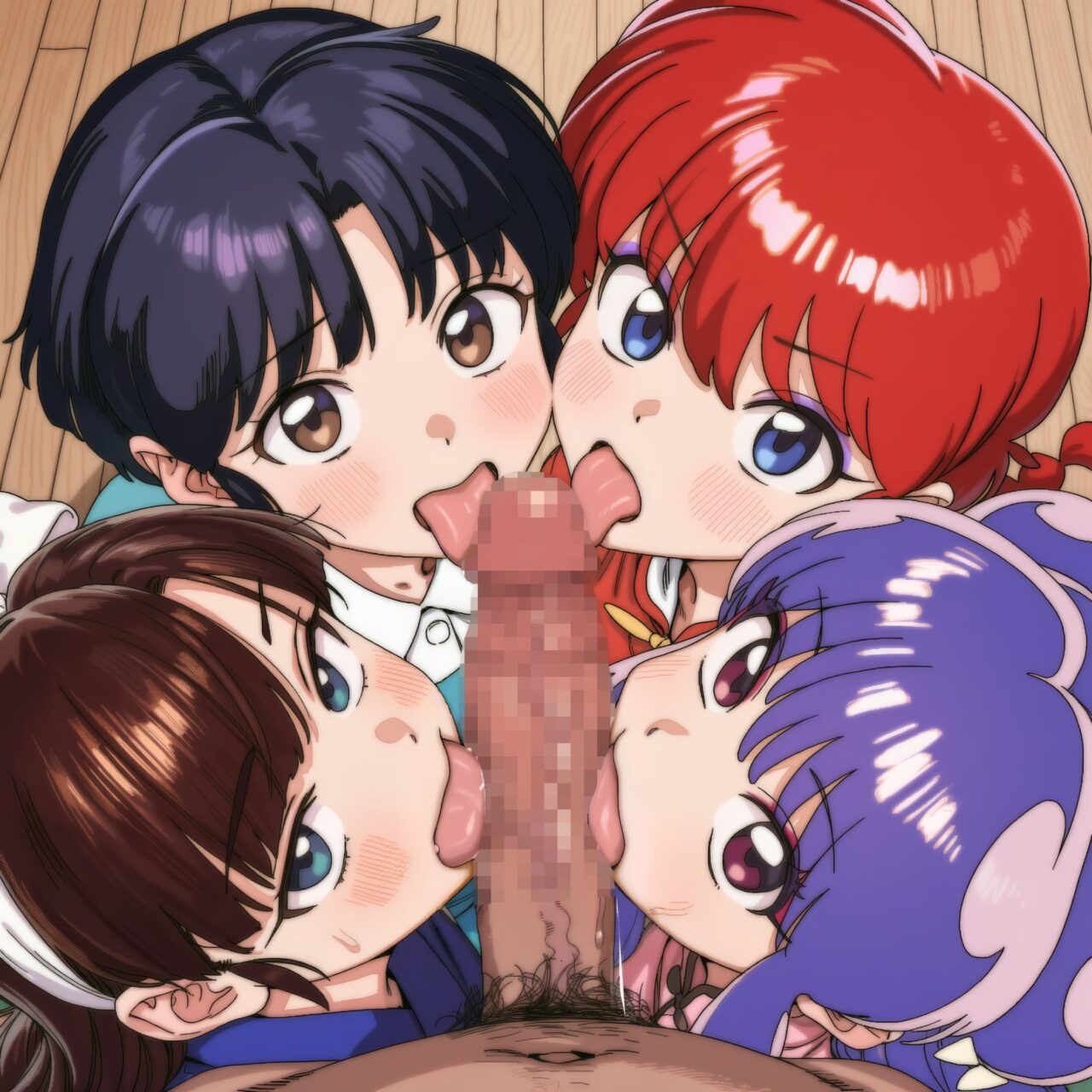 フェラチオの二次フェチ画像。