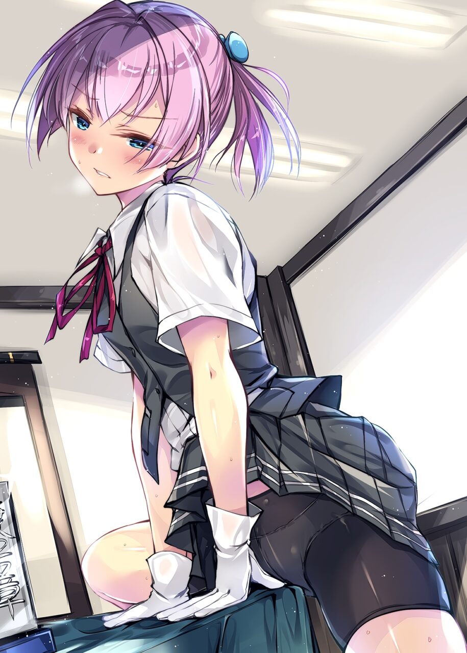 オナニー・自慰の二次元エロ画像。