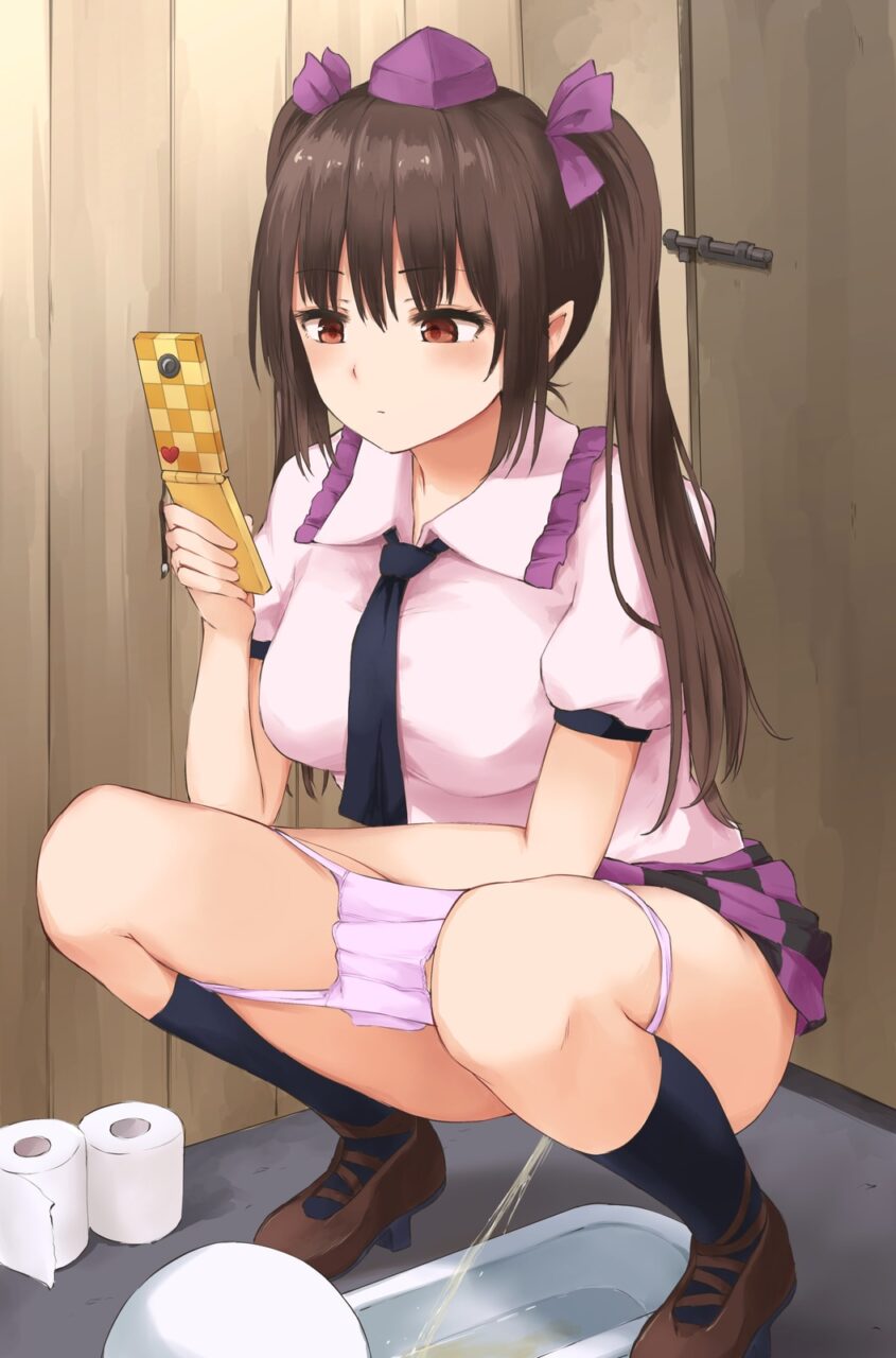 おしっこのエロ画像フォルダを解放していく