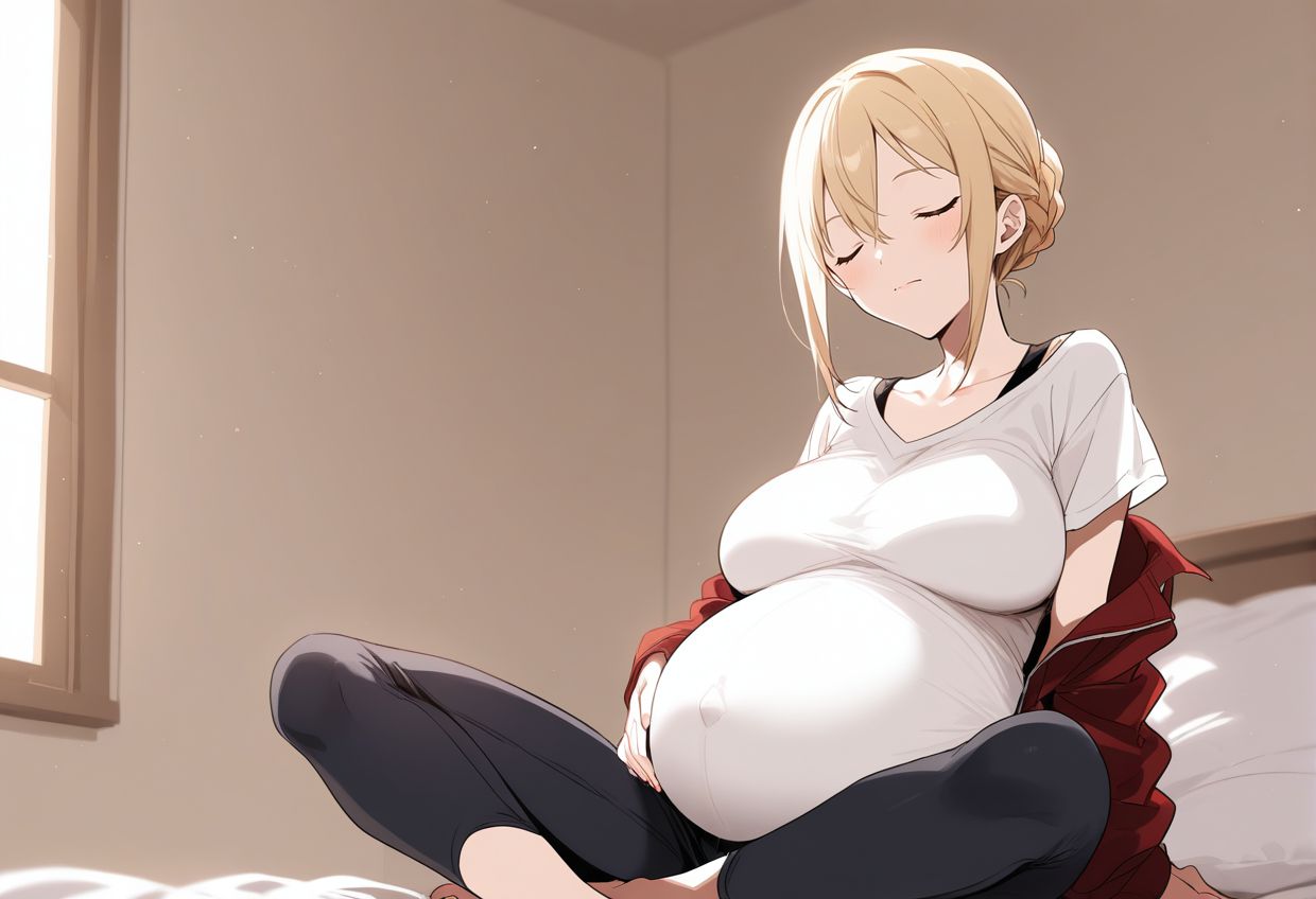 ボテ腹のオナネタ画像を集めたよー！！