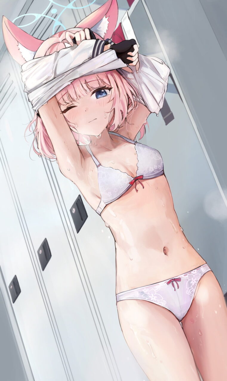 ブルーアーカイブの萌えイラスト