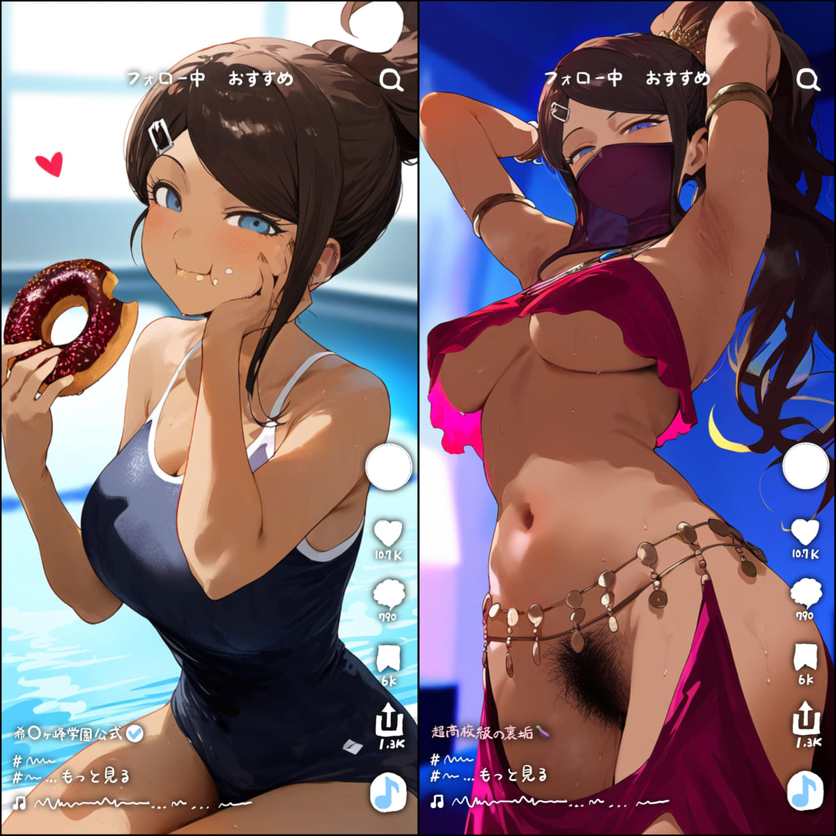 ダンガンロンパのエロ画像をランダムに貼っていくスレ
