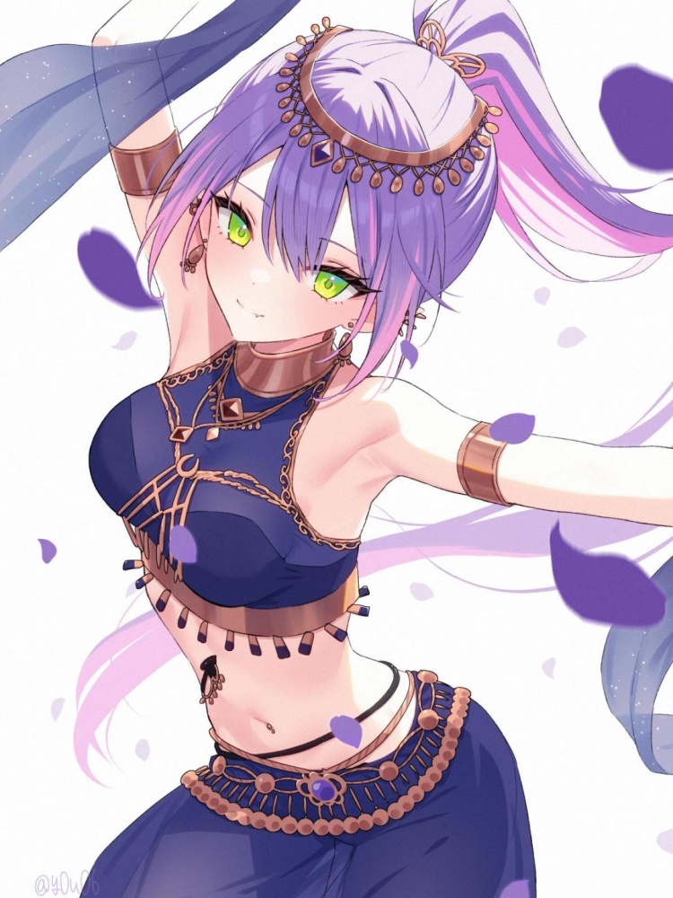 わきフェチの二次フェチ画像。