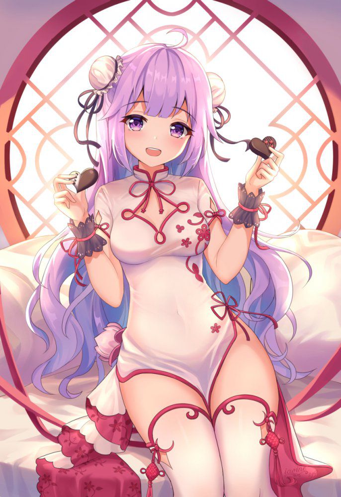 チャイナドレスの虹エロ画像