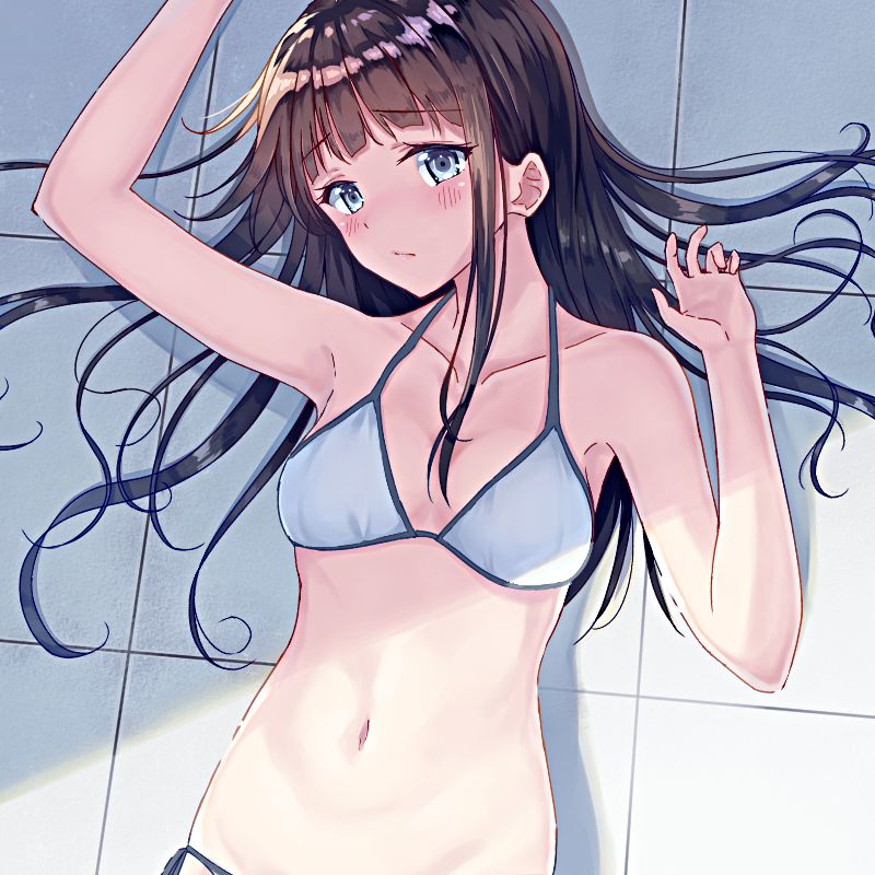 黒髪のエッチな魅力が分かるエロ画像