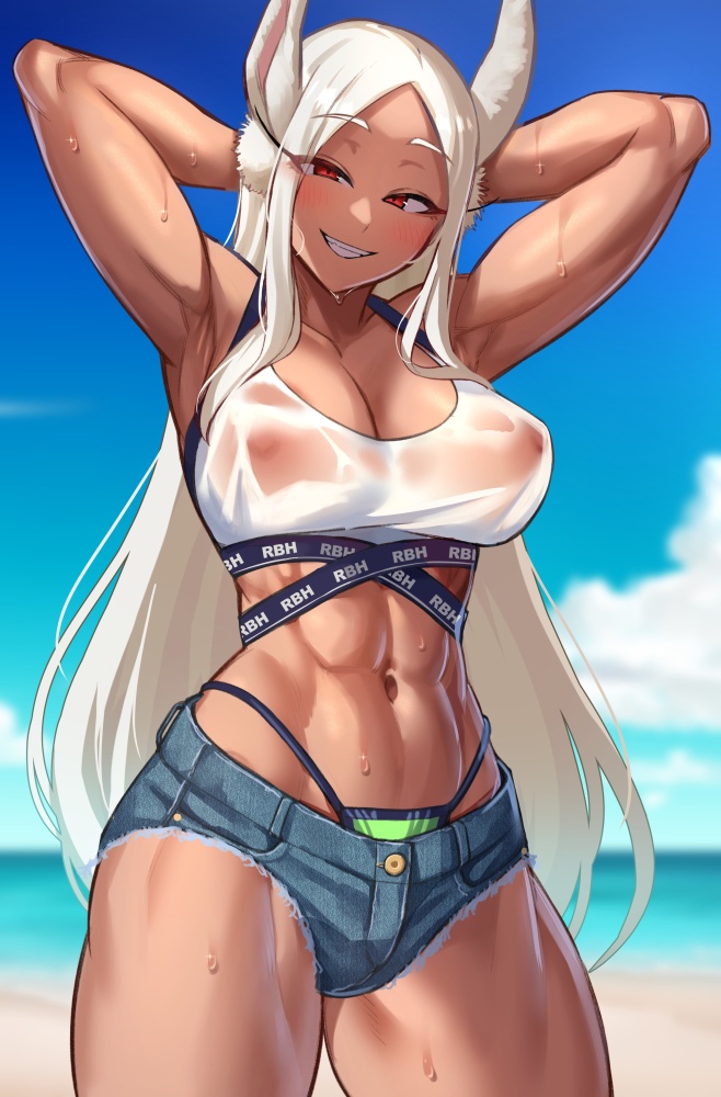 筋肉の虹エロ画像