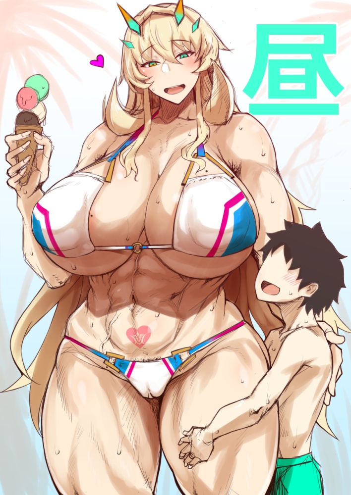 筋肉の虹エロ画像