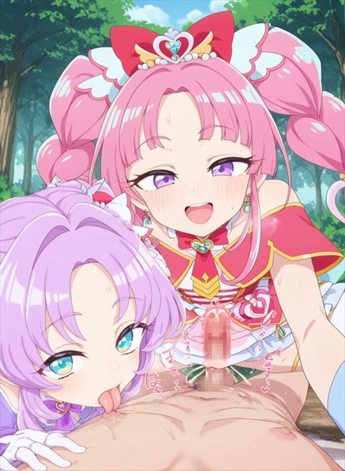 プリキュアの二次元エロ画像。
