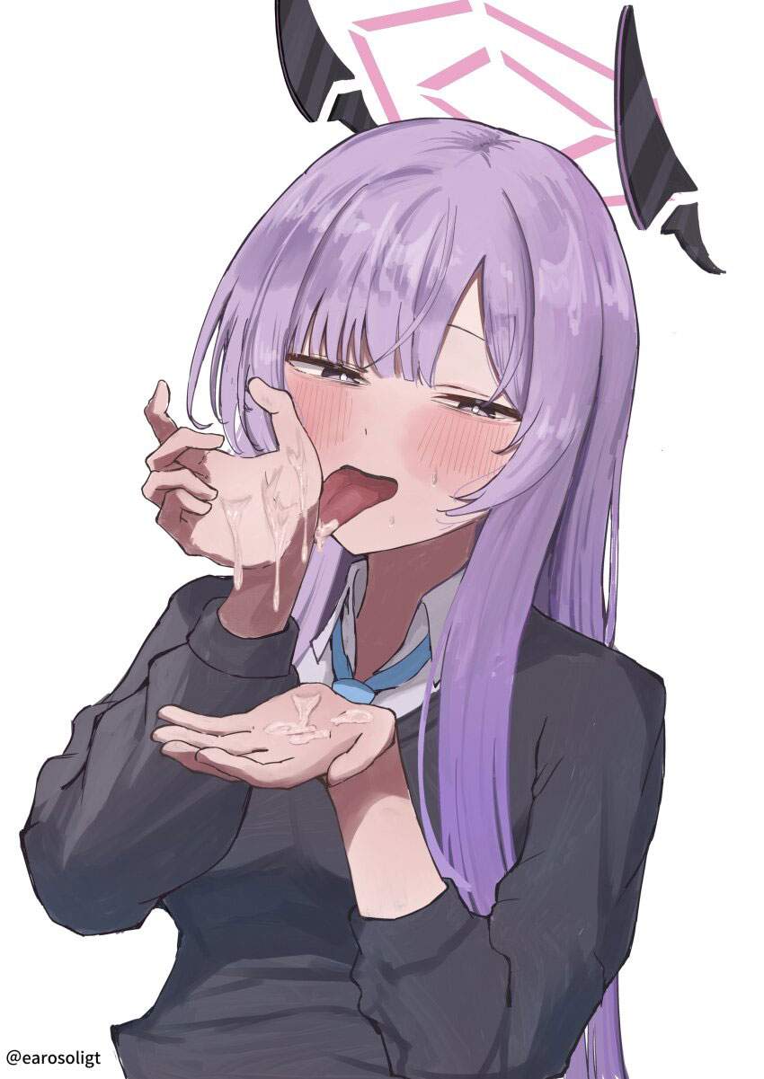 口内射精の二次エロ画像