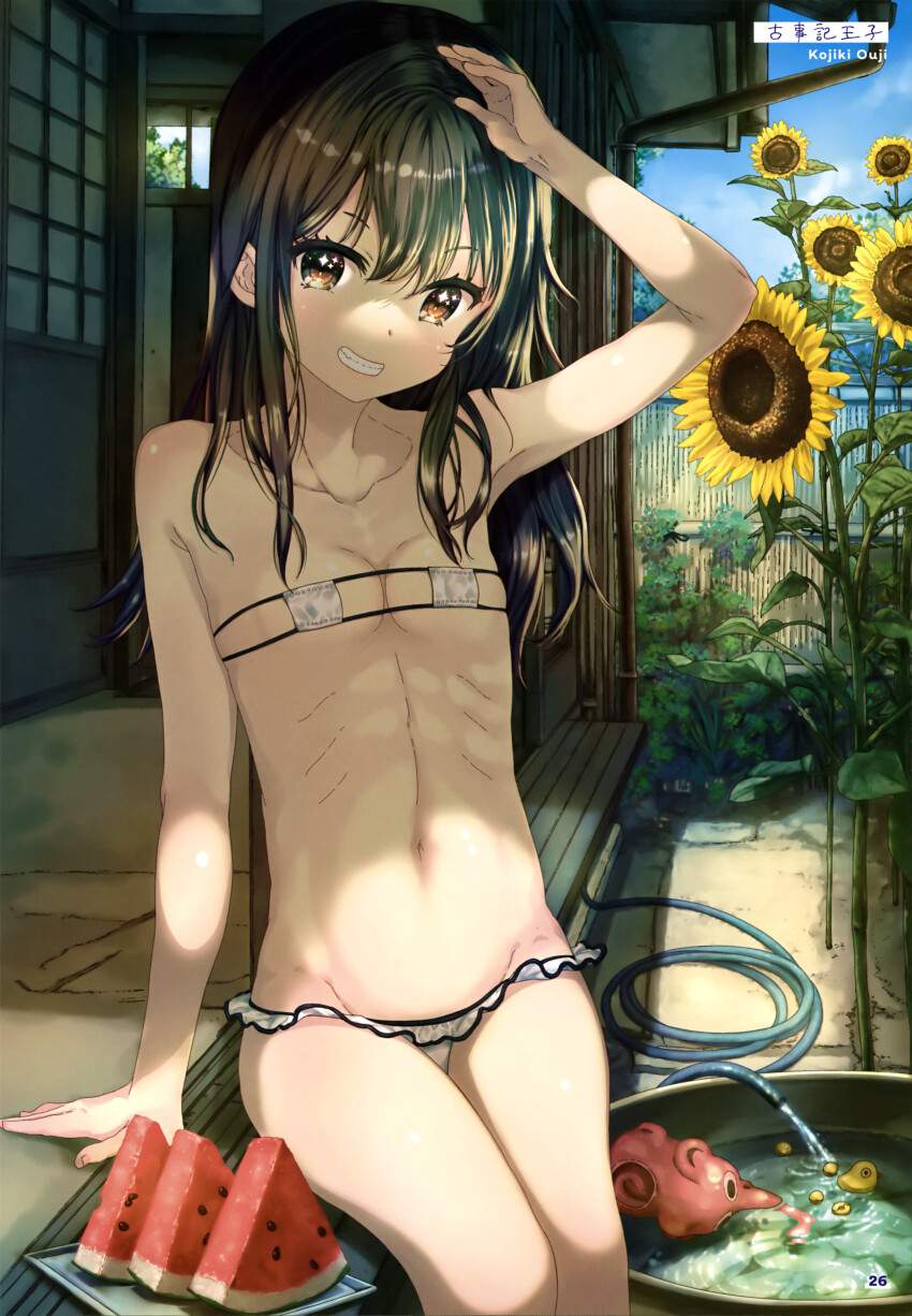 水着の二次エロ画像で抜きたい！