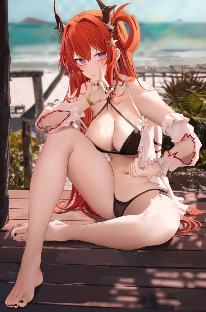 水着の二次エロ画像で抜きたい！