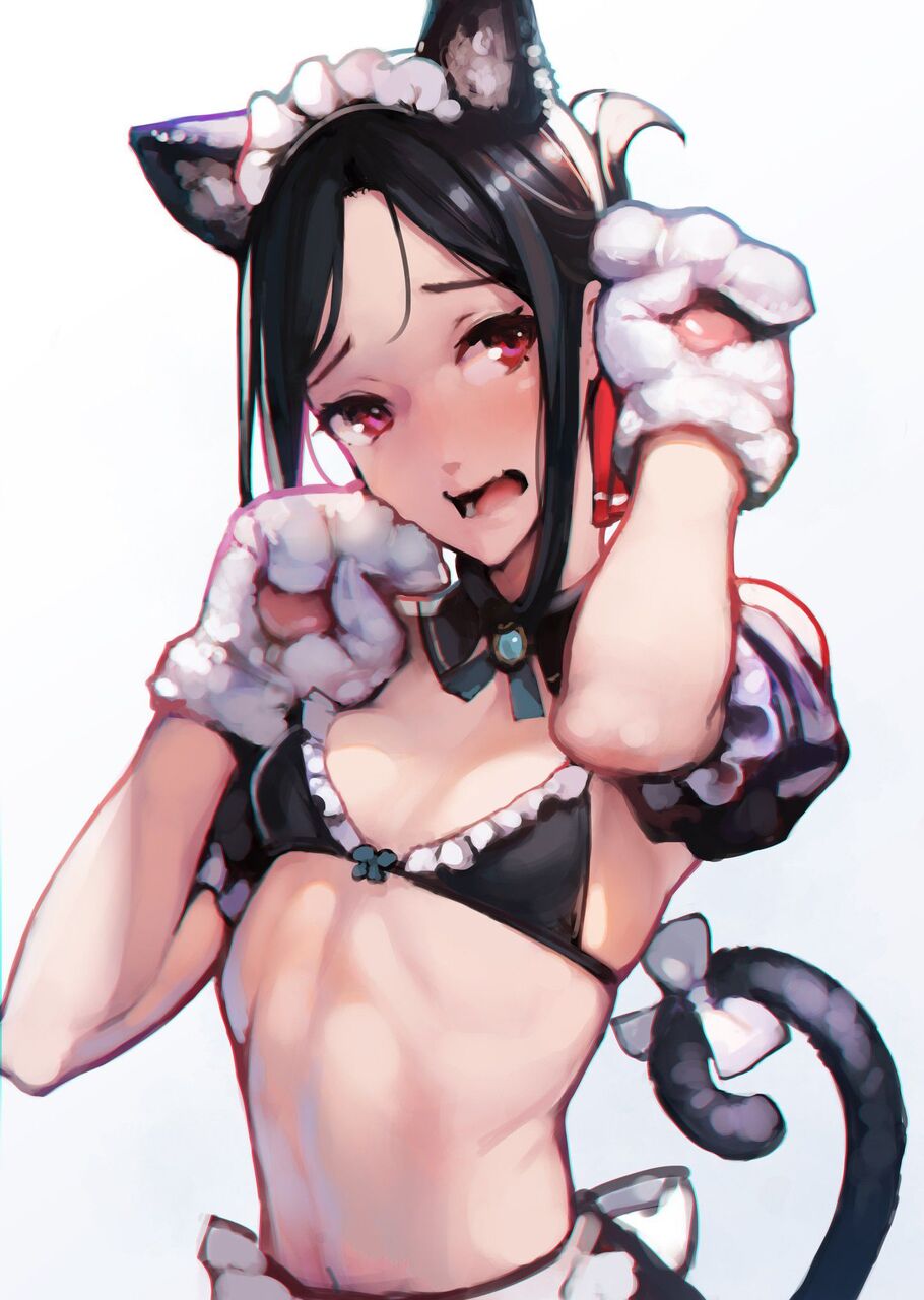 貧乳のドエロい画像