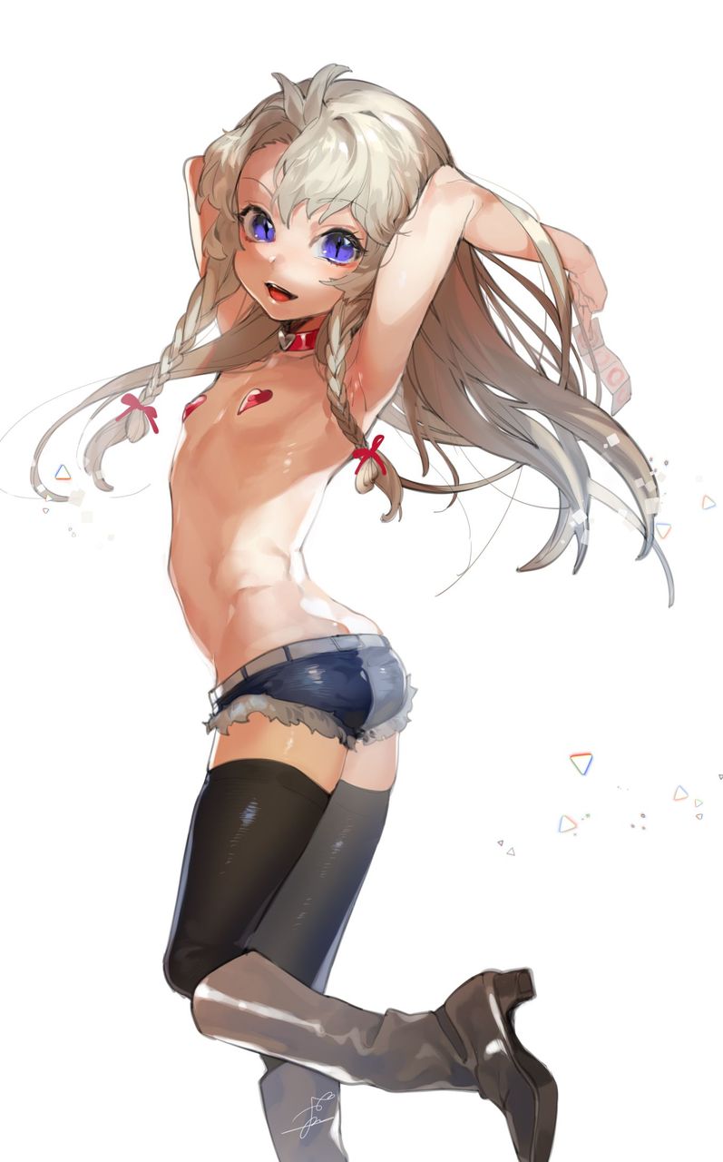 貧乳のドエロい画像