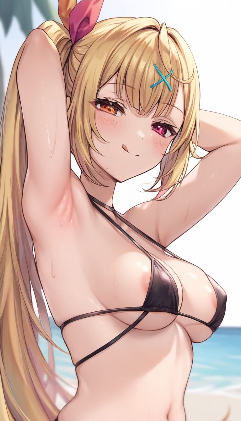 わきフェチの萌えイラスト