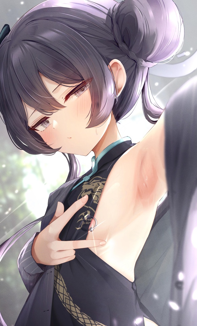 わきフェチの萌えイラスト