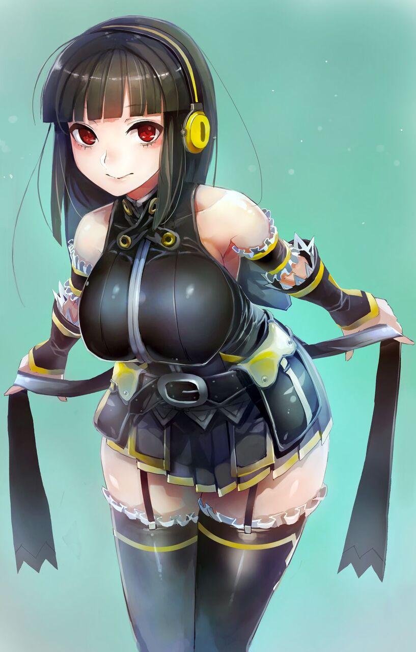 黒髪のドエロい画像
