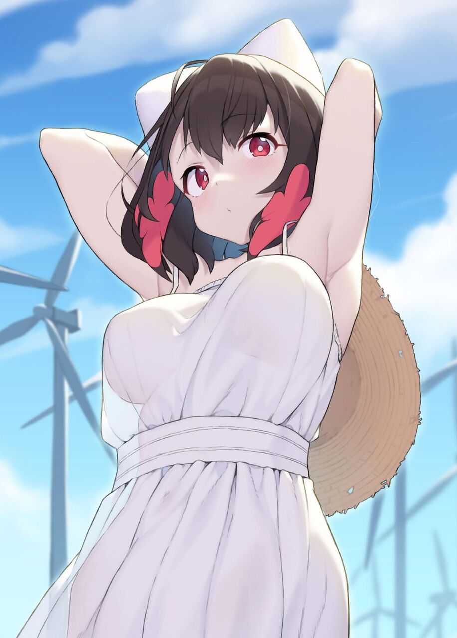 ローアングルの二次エロ画像まとめ