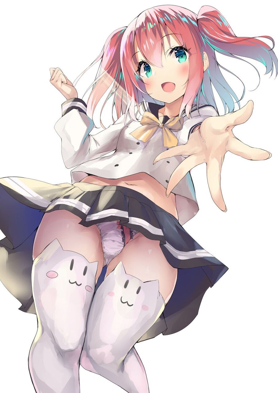 ローアングルの二次エロ画像まとめ