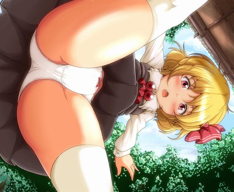 ローアングルの二次エロ画像まとめ