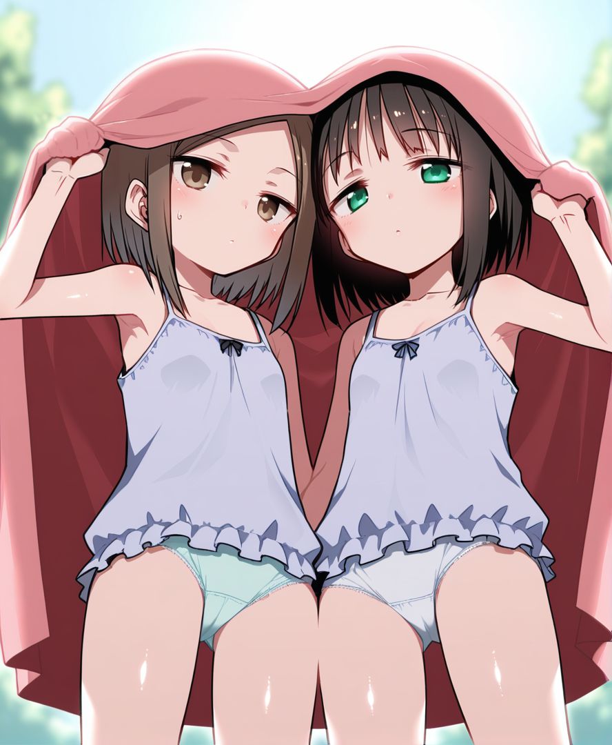 ローアングルの二次エロ画像まとめ