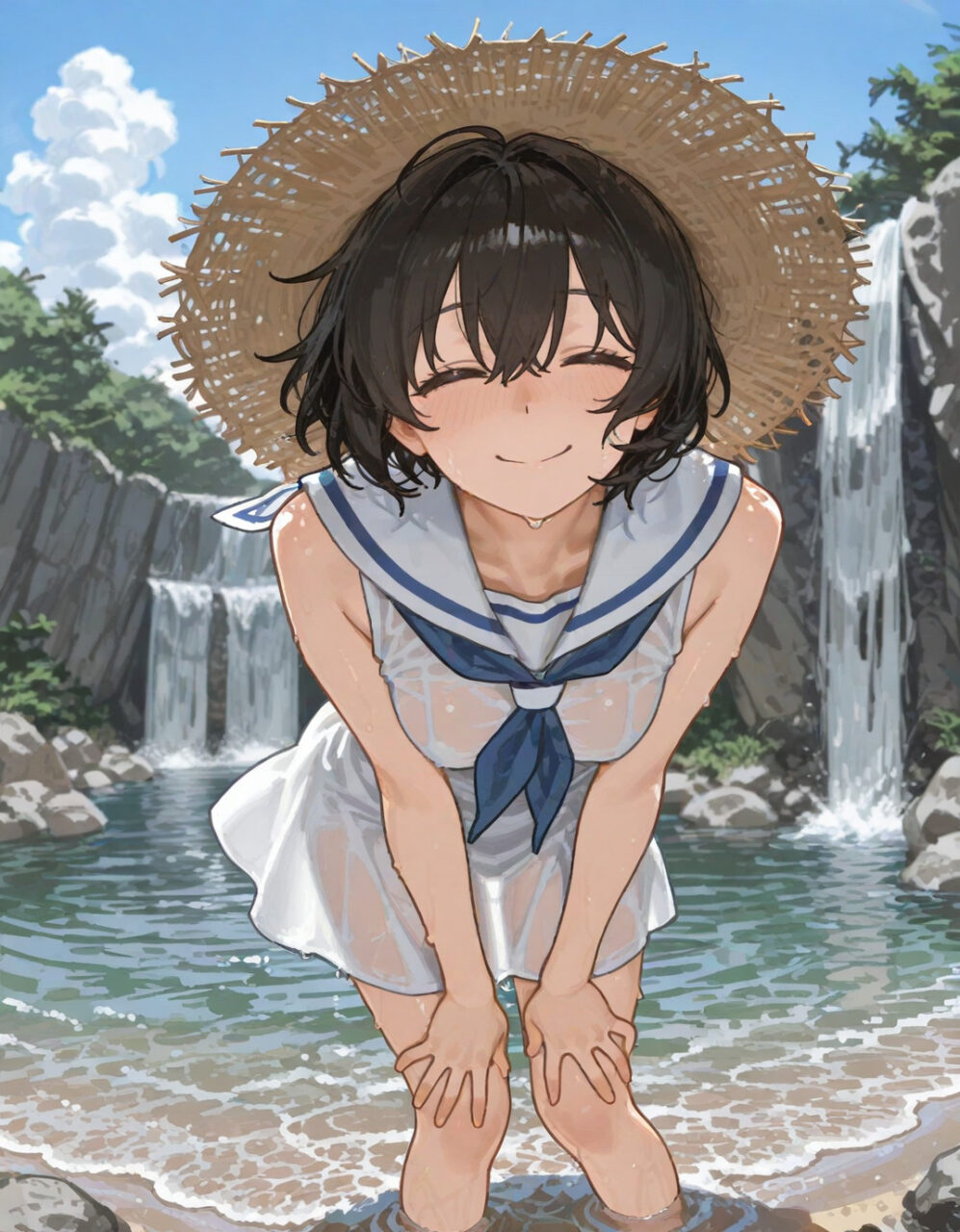 帽子のエロ画像フォルダを解放していく