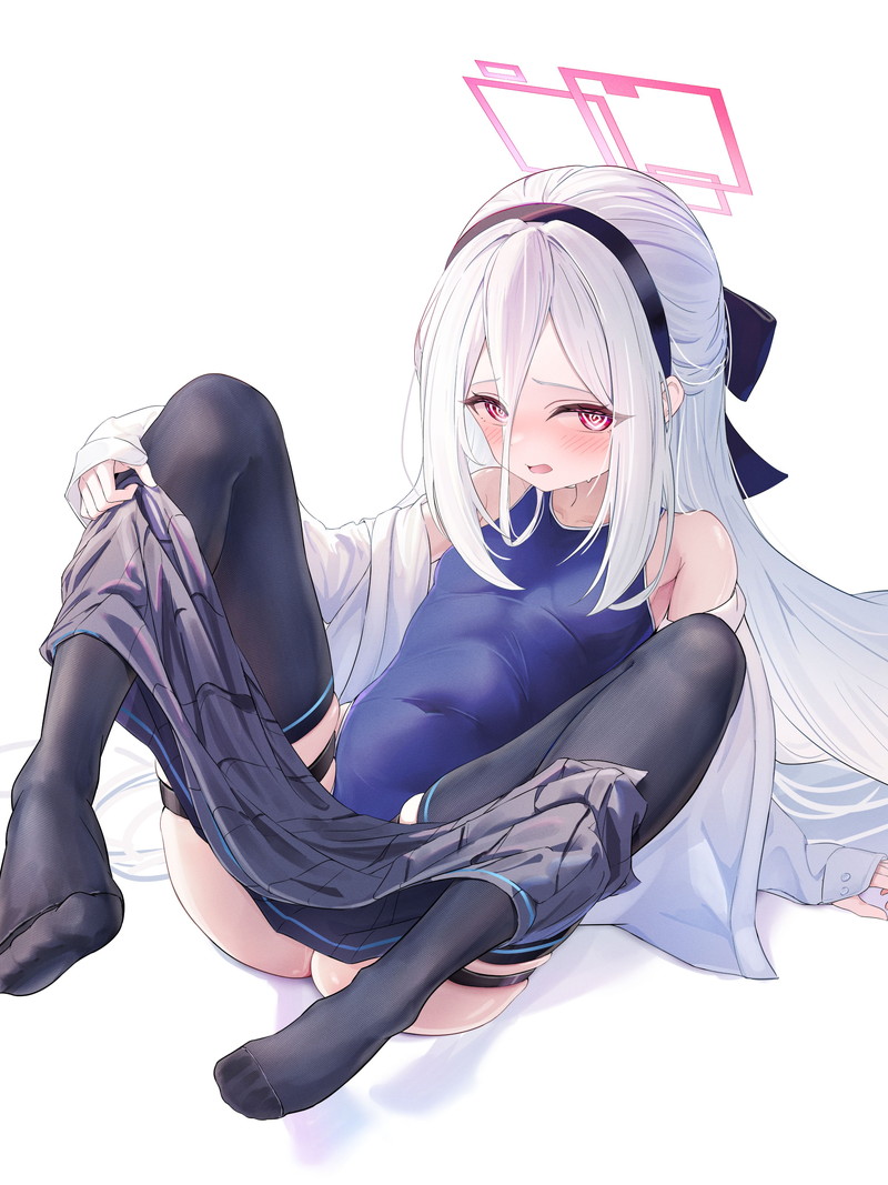 ブルーアーカイブの可愛い二次元画像。