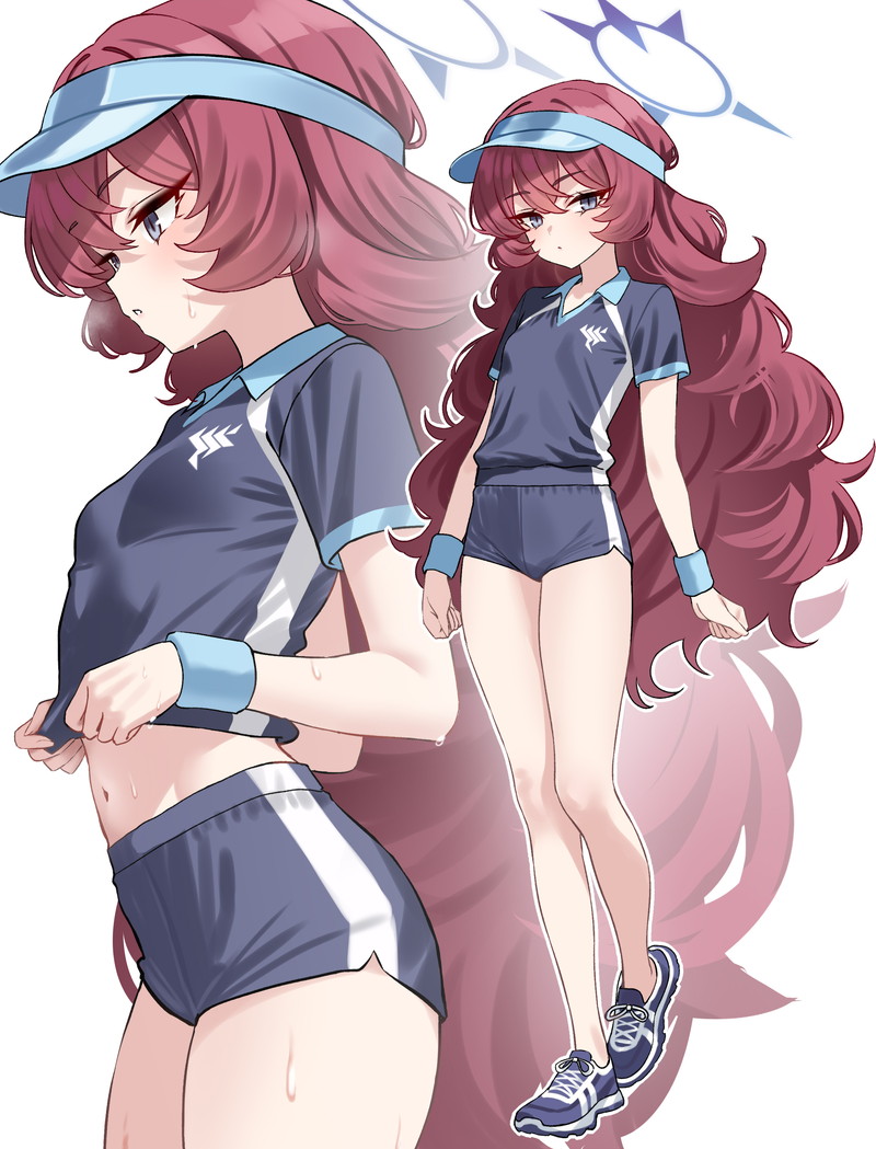 ブルーアーカイブの可愛い二次元画像。