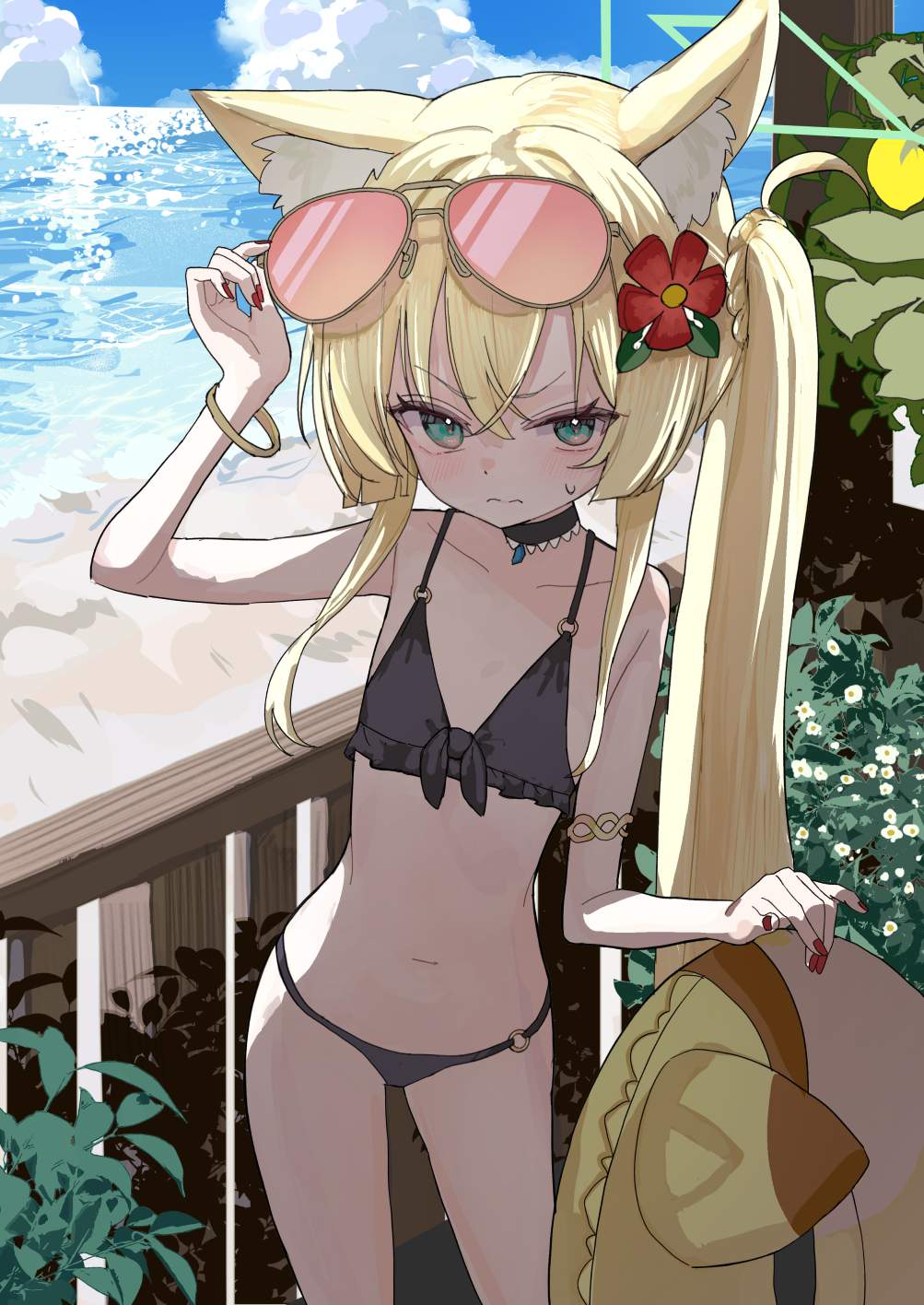 ブルーアーカイブの可愛い二次元画像。