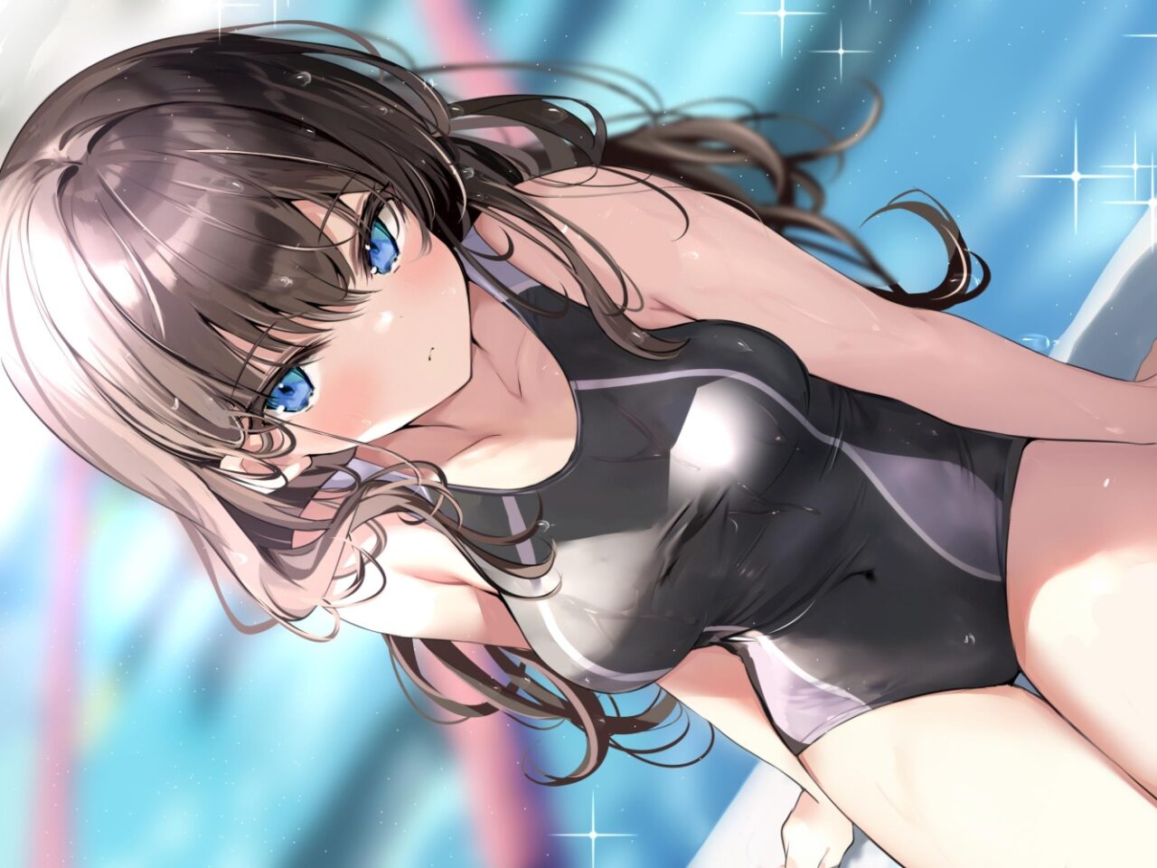 競泳水着のドエロい画像
