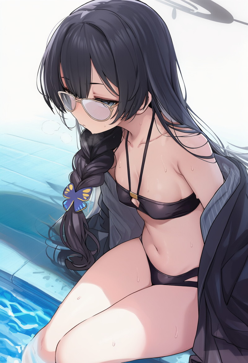 ブルーアーカイブの可愛い二次元画像。