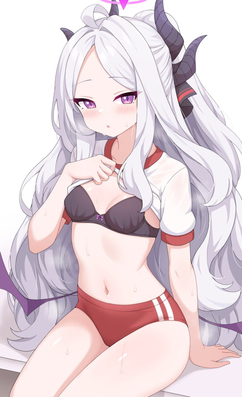 ブルーアーカイブの可愛い二次元画像。