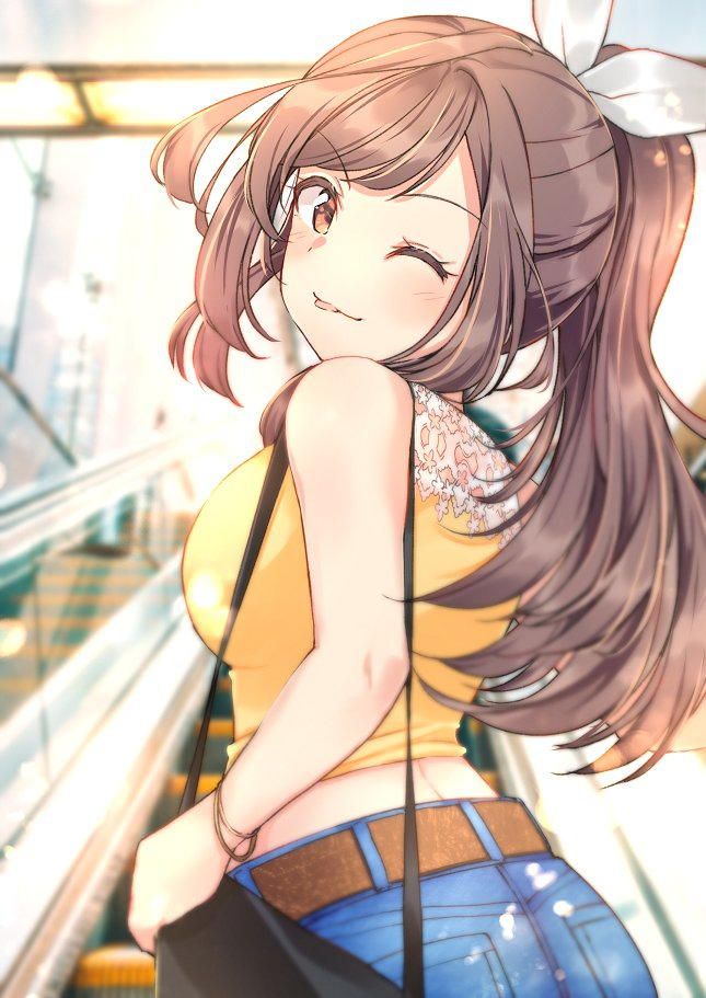 俺のとっておきのポニーテールの画像フォルダを見せる