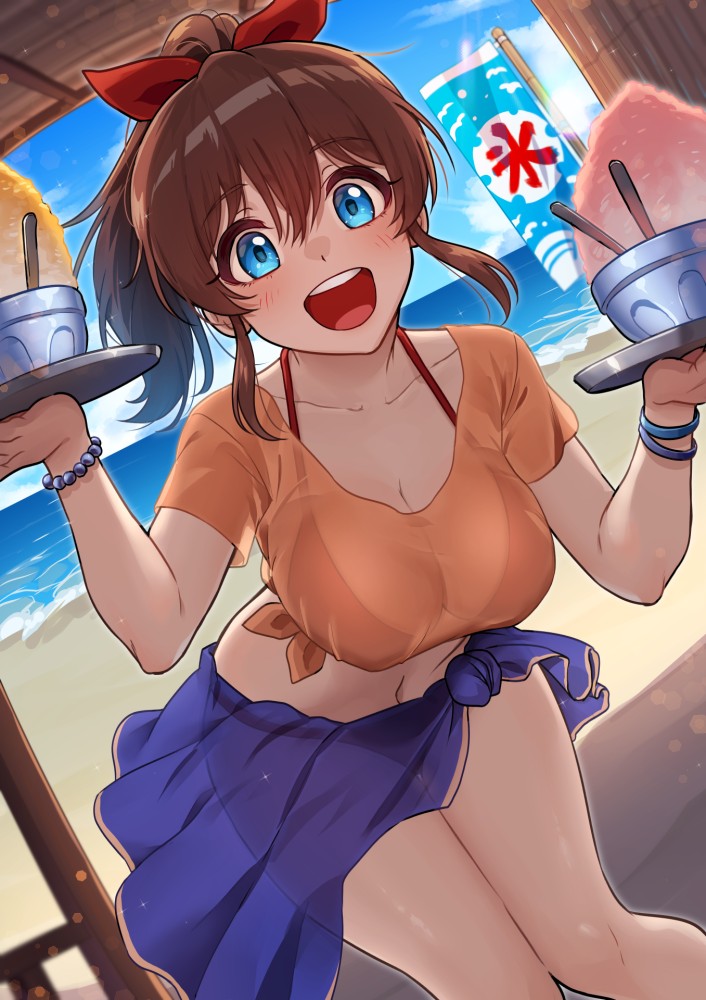 俺のとっておきのポニーテールの画像フォルダを見せる
